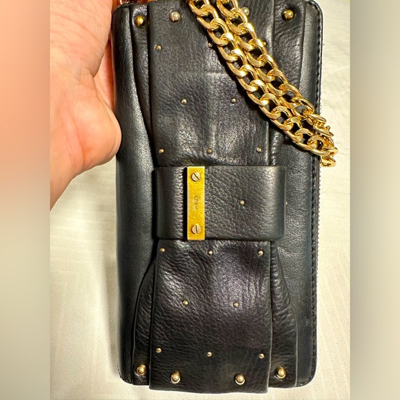 Chloe black leather clutch/Wallet! ✨👜